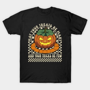 Pumpkin May Your Treats Be Many Halloween T-Shirt